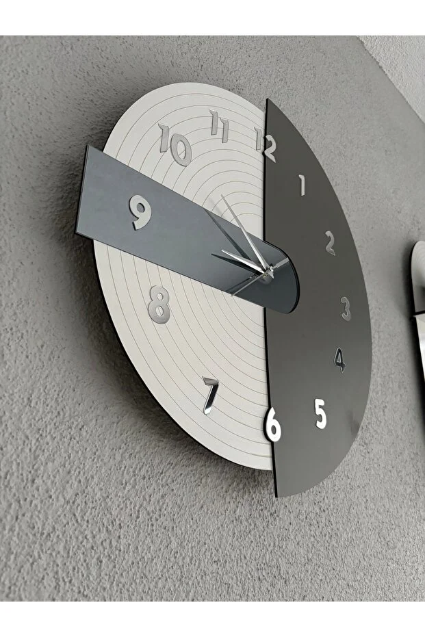 Bozcali 2 Duvar Saati, Rustik Duvar Saati,vintage Saat,ahşap Duvar Saat, Dekoratif Saat, Wall Clock